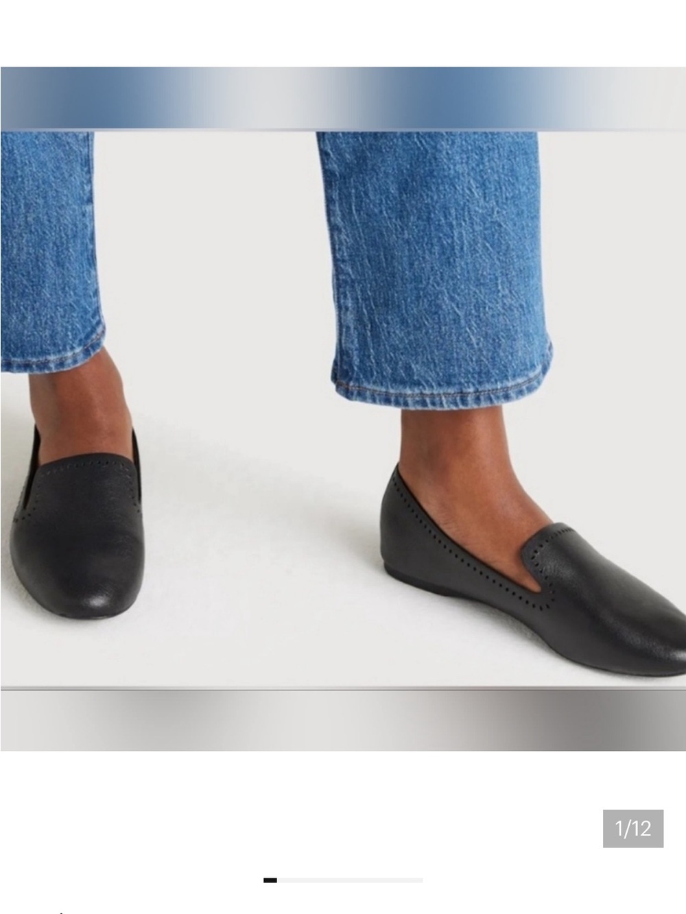 Birdies Starling Leather Jet Laser Cut Out Flat 8.5
